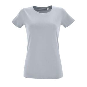 SOL'S 02758 - Regent Fit Women Camiseta Ajustada De Mujer Con Cuello Redondo Gris puro