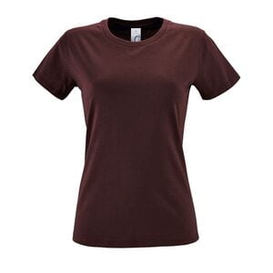 SOL'S 01825 - REGENT WOMEN Camiseta De Mujer Cuello Redondo Borgoña