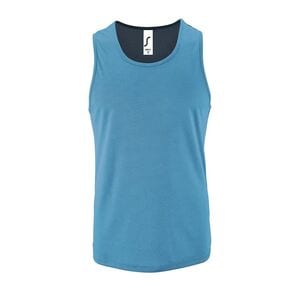 SOL'S 02073 - Sporty Tt Men Camiseta De Tirantes De Deporte De Hombre Aqua