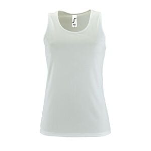 SOL'S 02117 - Sporty Tt Women Camiseta De Tirantes De Deporte De Mujer Blanco