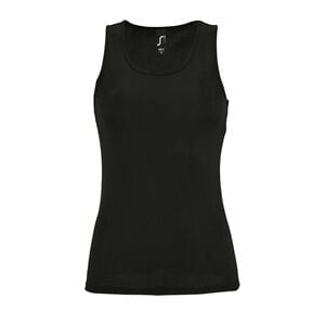 SOL'S 02117 - Sporty Tt Women Camiseta De Tirantes De Deporte De Mujer Negro