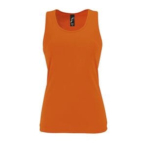 SOL'S 02117 - Sporty Tt Women Camiseta De Tirantes De Deporte De Mujer Neon Orange