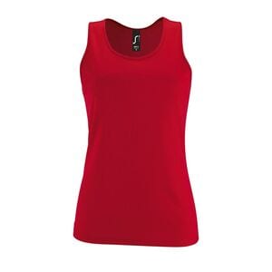 SOL'S 02117 - Sporty Tt Women Camiseta De Tirantes De Deporte De Mujer Rojo