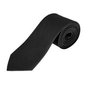 SOL'S 02932 - Garner Corbata De Poliéster Satinado Negro