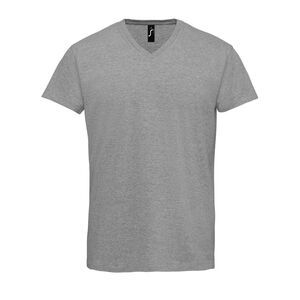 SOL'S 02940 - Camiseta hombre imperial cuello pico Gris mezcla