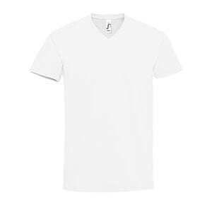 SOL'S 02940 - Camiseta hombre imperial cuello pico Blanco