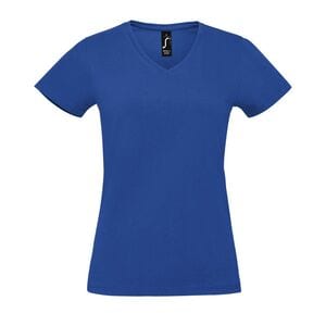 SOL'S 02941 - Imperial V Women Camiseta De Mujer De Cuello De Pico Azul royal
