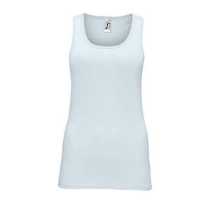 SOL'S 11475 - JANE Camiseta Mujer Sin Mangas Azul crema