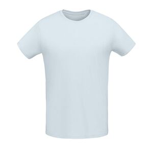 SOL'S 02855 - Martin Men Camiseta De Hombre Ajustada De Cuello Redondo Azul crema