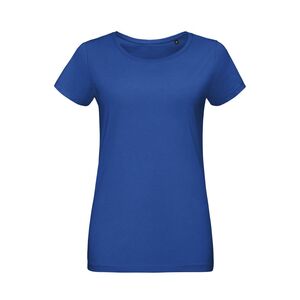 SOL'S 02856 - Martin Women Camiseta Ajustada De Mujer De Cuello Redondo Azul royal