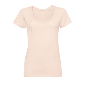 SOL'S 02079 - Metropolitan Camiseta De Mujer Con Cuello Redondo Escotado Creamy pink