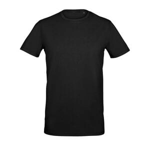 SOL'S 02945 - Millenium Men Camiseta De Hombre De Cuello Redondo Negro profundo