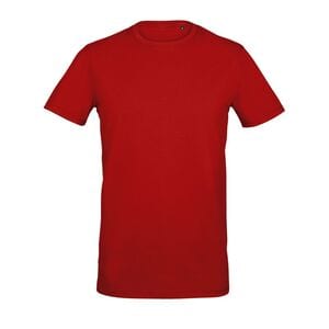 SOL'S 02945 - Millenium Men Camiseta De Hombre De Cuello Redondo Rojo