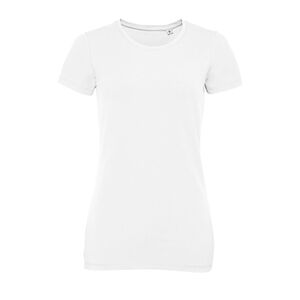 SOL'S 02946 - Millenium Women Camiseta De Mujer De Cuello Redondo Blanco