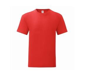 Fruit of the Loom SC150 - Iconic T Hombre Rojo