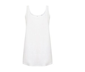 SF Women SK234 - Camiseta De Tirantes Mujer Blanco