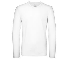 B&C BC05T - Camiseta hombre manga larga Blanco