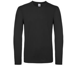 B&C BC05T - Camiseta hombre manga larga Negro