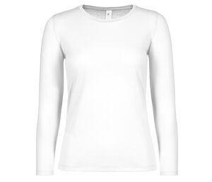 B&C BC06T - Camiseta de manga larga para mujer Blanco
