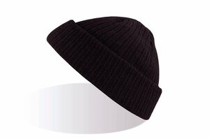 Atlantis AT146 - Gorro con vuelta Black Melange