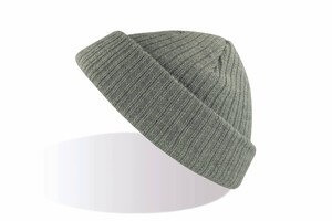 Atlantis AT146 - Gorro con vuelta Light Grey Melange