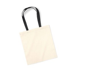 Westford mill W101C - Shopping bag con asas a contraste Natural/Black