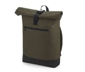 Bag Base BG855 - Mochila Roll- Top Military Green