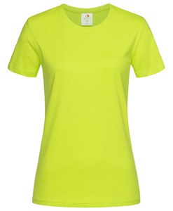 Stedman STE2600 - Camiseta clásica mujer cuello redondo Bright Lime