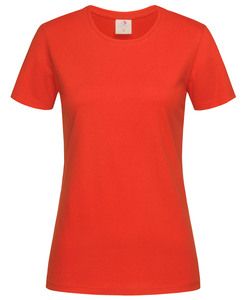 Stedman STE2600 - Camiseta clásica mujer cuello redondo Brilliant Orange