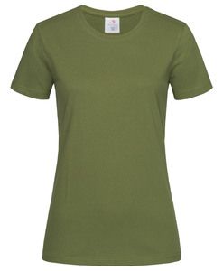 Stedman STE2600 - Camiseta clásica mujer cuello redondo Hunters Green