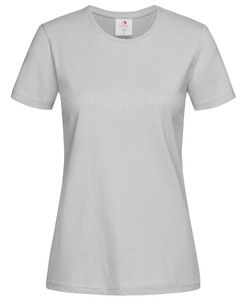 Stedman STE2600 - Camiseta clásica mujer cuello redondo Soft Grey
