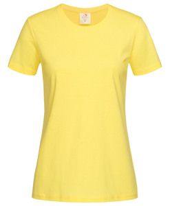 Stedman STE2600 - Camiseta clásica mujer cuello redondo Amarillo