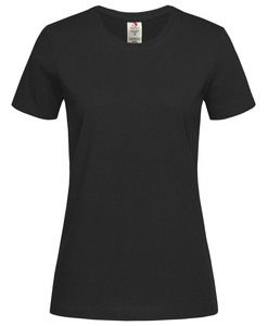 Stedman STE2620 - Camiseta mujer clásica orgánica cuello redondo Black Opal