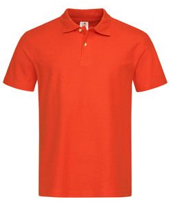 Stedman STE3000 - Polo de hombre de manga corta Brilliant Orange