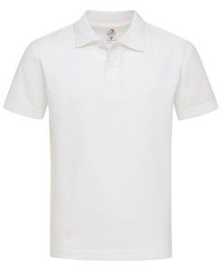 Stedman STE3200 - Polo infantil de manga corta Blanco