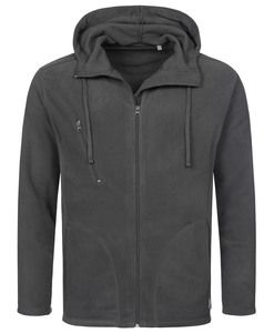 Stedman STE5080 - Chaqueta polar con capucha Active para hombre Grey Steel