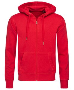 Stedman STE5610 - Chaqueta con capucha Active para hombre Crimson Red