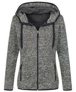Stedman STE5950 - chaqueta polar de mujer de punto activo Dark Grey Melange