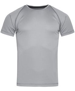 Stedman STE8030 - Camiseta Gimnasio Hombre ACTIVE TEAM Silver Grey