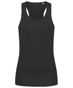 Stedman STE8110 - Camiseta Tirantes Deporte Mujer ACTIVE SPORTS Black Opal