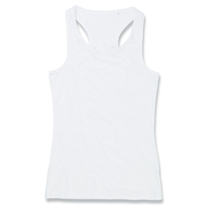 Stedman STE8110 - Camiseta Tirantes Deporte Mujer ACTIVE SPORTS Blanco