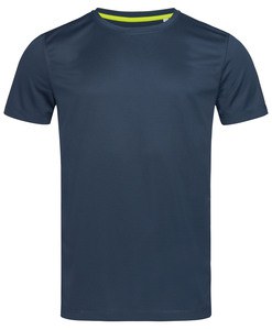 Stedman STE8400 - Camiseta Mesh Hombre Active-Dry Marina Blue