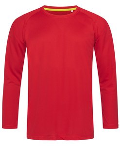 Stedman STE8420 - Camiseta Deporte Manga Larga Active-Dry