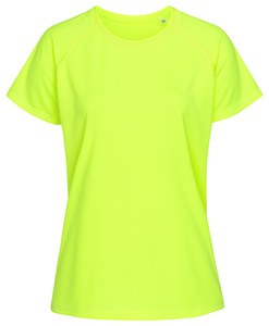 Stedman STE8500 - Camiseta Mangas Raglan Active-Dry Mujer Cyber Yellow