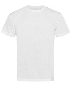 Stedman STE8600 - Camiseta Hombre Manga Corta Active-Dry Blanco