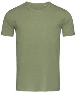 Stedman STE9020 - Camiseta Entallada para Hombre Morgan Verde Militar
