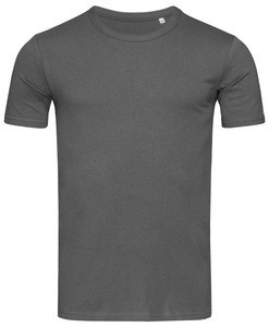 Stedman STE9020 - Camiseta Entallada para Hombre Morgan Slate Grey