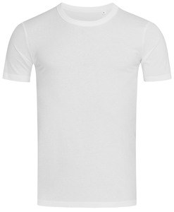 Stedman STE9020 - Camiseta Entallada para Hombre Morgan Blanco