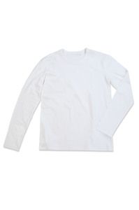 Stedman STE9040 - Camiseta de manga larga de hombre Morgan ls Blanco