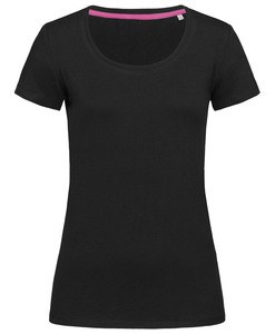 Stedman STE9700 - Camiseta con Cuello Redondo Claire SS para Mujer Black Opal